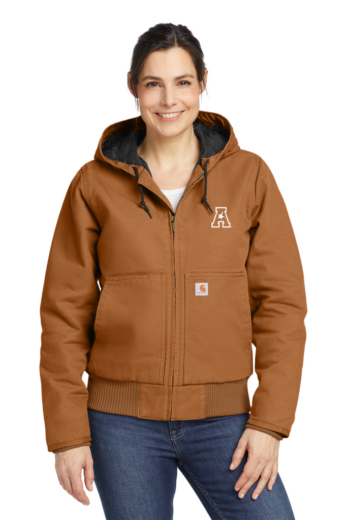 Eine Carhatt-Markenjacke, die speziell für die AAC entworfen wurde.